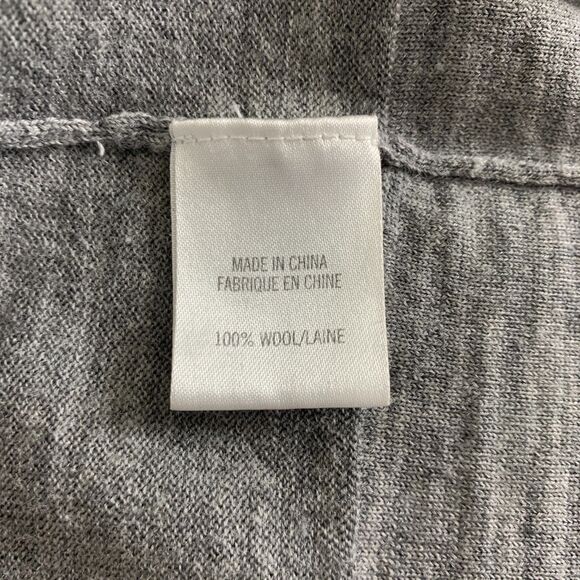 Theory wool short sleeve open front cardigan sweater size large - Picture 6 of 9